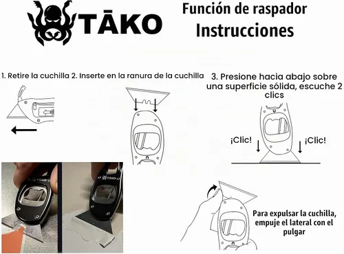 Vista 5 de Tako X2 - Cuchillo utilitario retráctil, cambio rápido, acceso instantáneo extra a la cuchilla, cortador de caja, cuchillo de bolsillo, compacto