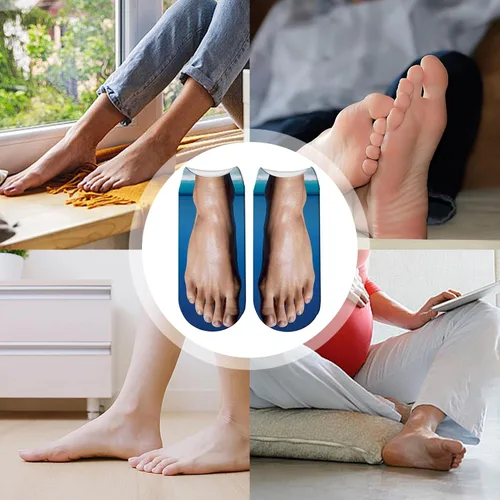Vista 4 de BBAUER Foot Pattern Printed Socks, 3D Foot Print Pattern Design Socks, Slipper and Foot Pattern Printed Socks for Home Party