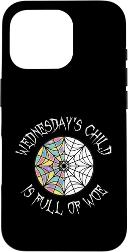 Vista 20 de Wednesday's Child Full of Woe - Carcasa redonda para iPhone 16