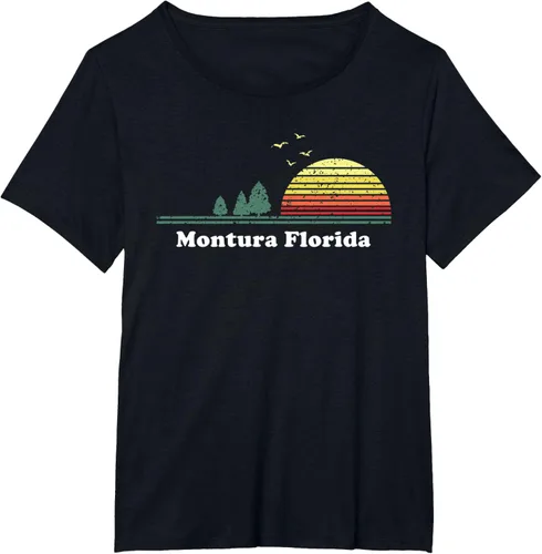 Vista 10 de Vintage Montura, Florida Sunset - Camiseta con impresión de recuerdo