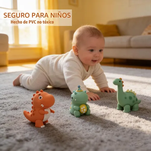 Vista 3 de Decoración para pastel de dinosaurio de 3er cumpleaños con vela de Dinosaurio 3er cumpleaños