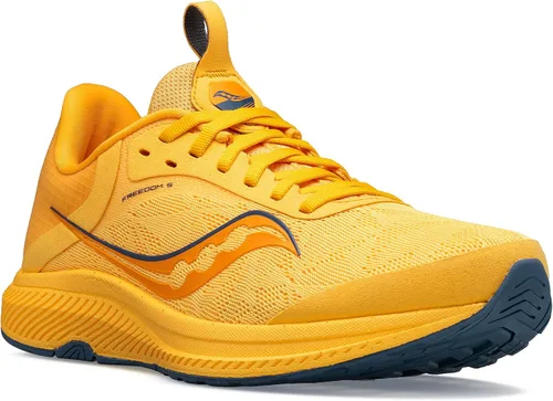 Vista 4 de Saucony Freedom 5 - Tenis de correr para mujer HazeNegro