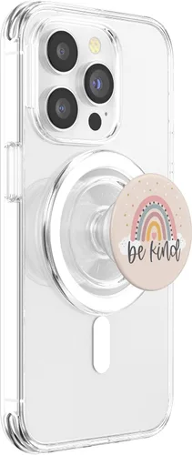 Vista 4 de Be Kind - Lindas citas positivas de arco iris, frases inspiradoras PopSockets MagSafe PopGrip para iPhone