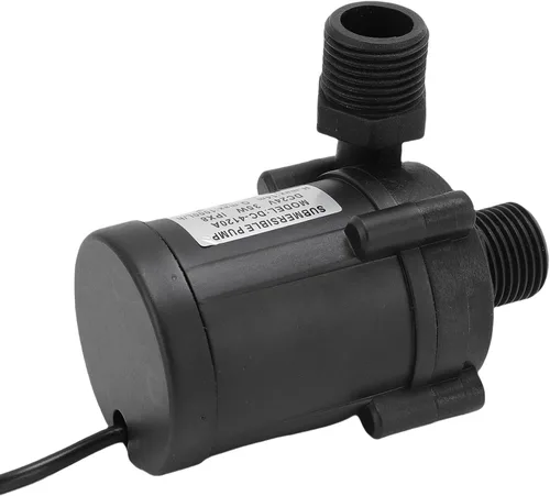 Vista 2 de Drfeify Bomba sumergible para piscina de peces, motor sin escobillas de 24 V, tarifa de 1000 lh para acuarios y estanques