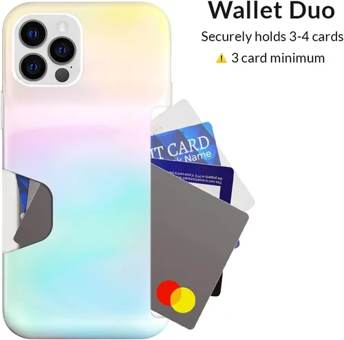 Vista 2 de VELVET CAVIAR Funda tipo cartera compatible con iPhone 13 Pro Max para mujer, tarjetero de crédito, diseño delgado y protector