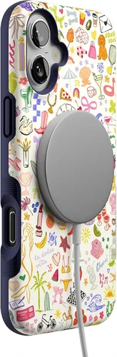 Vista 6 de Funda Casely para iPhone 16 Plus Todas Las Cosas Divertidas Diversión en Días Laborables Compatible con MagSafe Diseño Protector Audaz