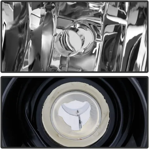 Vista 3 de ACANII - Para [modelo halógeno] 2008-2017 Freightliner Cascadia Chrome Housing Faros Faros Conjunto Conjunto Izquierdo+Derecho