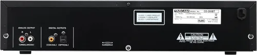 Vista 4 de Tascam Reproductor de CD profesional para montaje en rack CD-200BT con Bluetooth inalámbrico