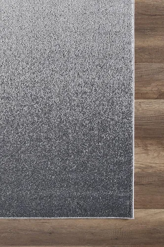 Vista 3 de Abani Rugs - Alfombra de área neutra con patrón degradado moteado gris y beige, colección contemporánea de cuarzo, estilo moderno, 4 x 6 pies
