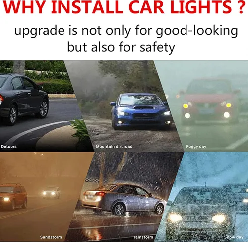 Vista 9 de Vilihkc 2 unids LED DRL Coche Correr Luz Flexible Impermeable Tira Auto Faros Blanco Señal Giratorio Amarillo Flujo de Freno Luces 12V