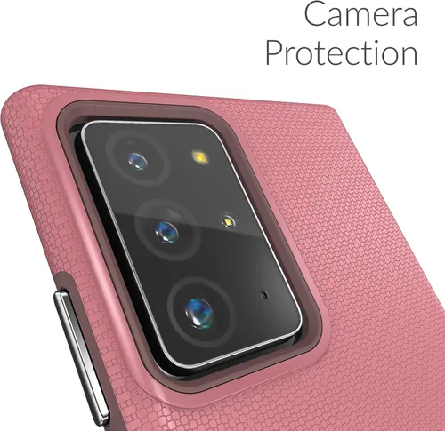 Vista 3 de Crave para Galaxy Note 20 Ultra Funda, Funda de Protección a Prueba de Golpes de Doble Capa para Galaxy Note 20 Ultra (17,5 cm) - Berry