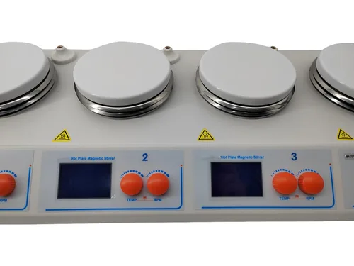 Vista 2 de Heating Multi Position Magnetic Stirrer with Independent Control
