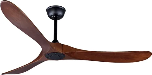 Vista 36 de Bigzone - Ventilador de techo negro para interiores y exteriores de 52 pulgadas sin luces con control remoto, motor DC eficiente energéticamente