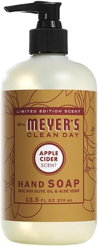 Vista 6 de MRS. MEYER'S CLEAN DAY Jabón líquido de manos variedad de temporada, 1 especia de bellota, 1 madre, 1 sidra de manzana, 1 verbena de limón, 1