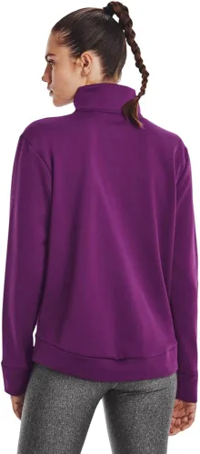 Vista 2 de Under Armour Sudadera con capucha Armourfleece con cremallera de un cuarto para mujer