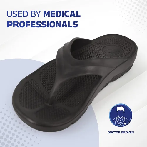 Vista 4 de Pure Stride Sandalias terapéuticas, sandalias ortopédicas para fascitis plantar, metatarsiano y espolones de talón, alivio del dolor de pies