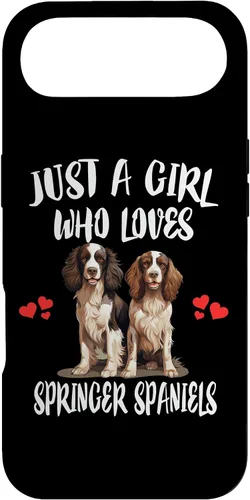 Vista 27 de Just A Girl Who Loves Springer Spaniels Dog Case for iPhone 17