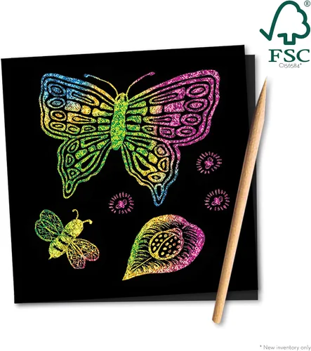 Vista 4 de Melissa & Doug Scratch Art anotador con 16 tablas para raspar y lápiz óptico