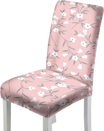 Vista 20 de HUGS IDEA Juego de 2 fundas para sillas de comedor con diseño de muñeco de nieve azul para silla Parsons, de elastano, lavables, antipolvo