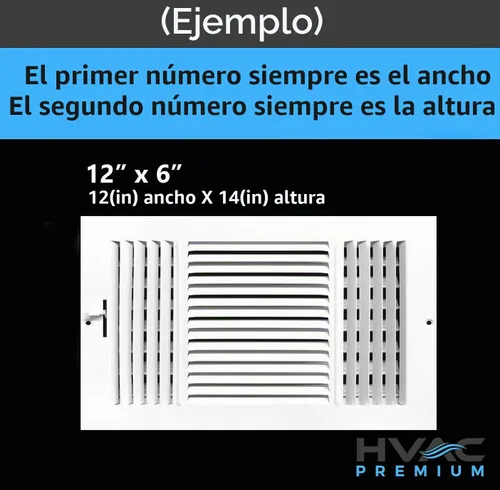 Vista 4 de Rejilla de suministro de aire de 1 vía de 16 pulgadas x 8 pulgadas - Tapa de ventilación y difusor - Cara plana estampada - Blanco.