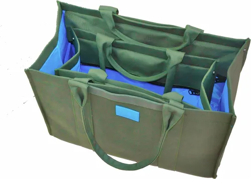 Vista 4 de Bolsa de lona casual en dos tamaños. Heavy Duty, viajes, playa, camping y oficina diaria tamaño también.