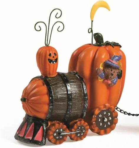 Vista 5 de Accesorios decorativos. The Pumpkin Express Train, trencito de calabazas x1.
