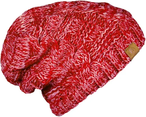 Vista 3 de BASICO Gorro de invierno para mujer, gorro de pescador de punto holgado para hombre