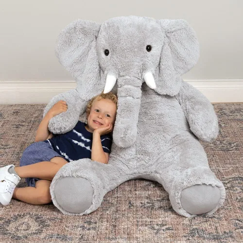 Vista 7 de Vermont Teddy Bear Peluche de elefante gigante de 4 pies USA Bear