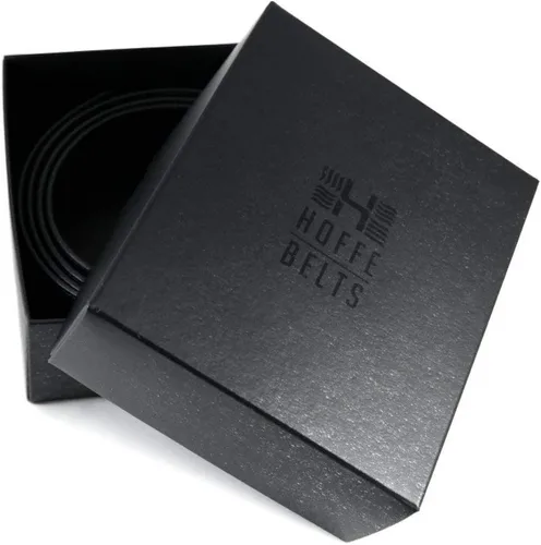 Vista 8 de HoffeBelts Cinturón de cuero de grano completo hecho a mano para hombre, estilo casual, cinturón de cuero personalizado en caja de regalo