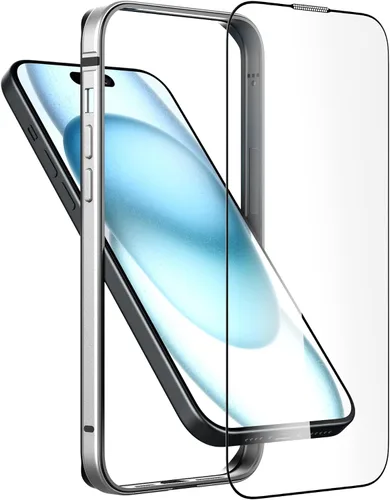 Vista 11 de Funda delgada de metal para iPhone 15, [interior de TPU suave + parachoques chapado en metal] [compatible con carga inalámbrica] a prueba de golpes
