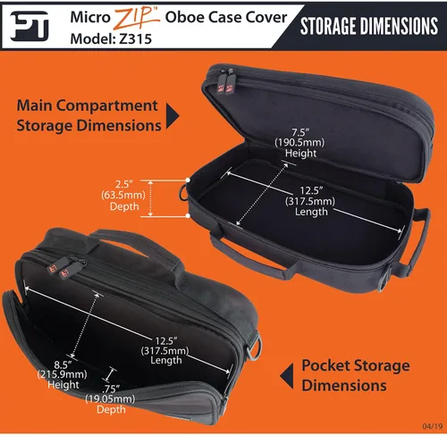 Vista 2 de Protec Funda Oboe Micro ZIP, modelo Z315