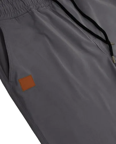 Vista 5 de Pantalones cortos de algodón para hombre, estilo casual, de ajuste clásico, con 4 bolsillos, para verano, playa