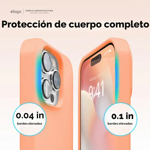 Vista 6 de elago Funda de silicona líquida prémium para iPhone 14 Pro Max