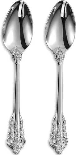 Vista 8 de KEAWELL Cuchara grande de servicio de 2 piezas, acero inoxidable 18/10, cuchara de servir fina y grande, cucharada resistente, apta para Dorado