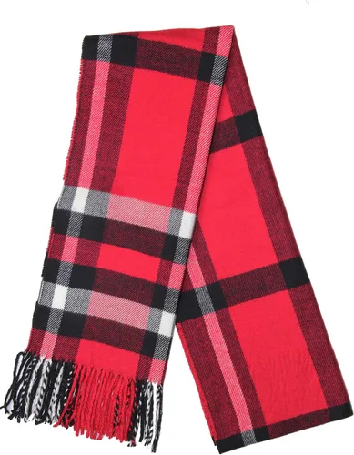 Vista 106 de Bufanda de invierno Achillea suave y cálida, de tartán, a cuadros, de cachemira, unisex