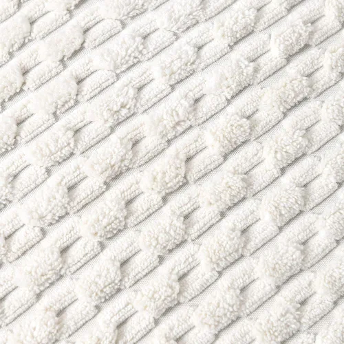 Vista 5 de Fancy Homi - Juego de 2 fundas de cojín decorativas crema blanco de 40 x 40 cm con pompones para sofá cama, decoración de hogar moderna, rústica