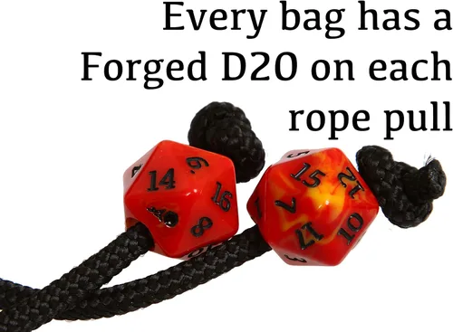 Vista 5 de Forged Dice Co. Pouch of The Endless Hoard Bolsa de Dados - Contiene Más de 1,000 Dados Poliédricos - Bolsa de Almacenamiento de Dados con 7