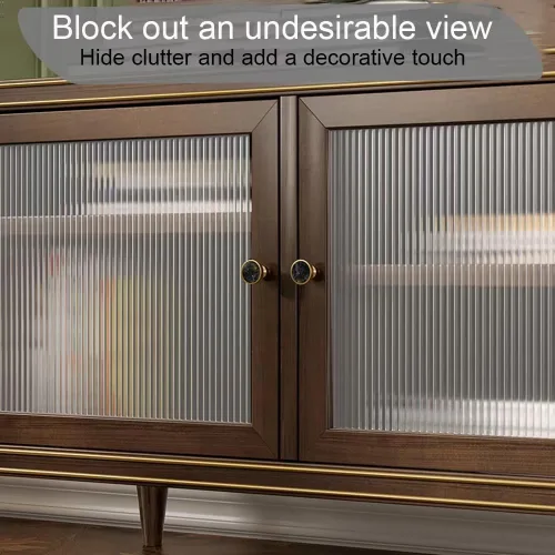 Vista 5 de Película de privacidad para ventana, calcomanía decorativa translúcida 3D para ventana, cubierta de ventana estática para bloqueo solar, sin