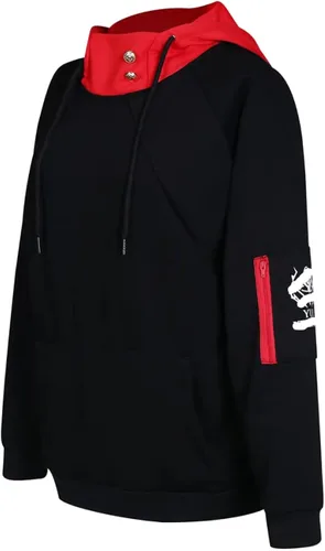 Vista 3 de Anime 3D Novelty Hooded Pullover Sweatshirt Anime Hoodie Cosplay Costume