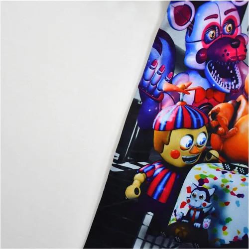 Vista 5 de Fan Desen Conjunto de camisa y pantalones cortos de Freddy para niños, disfraz de dibujos animados para niños de 5 a 12 años