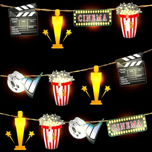 Vista 7 de VIHOSE - Guirnalda de 20 luces LED para cupcakes, 10 pies, funciona