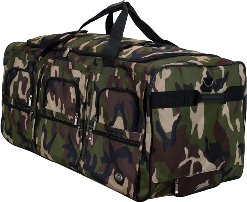 Vista 3 de Rockland Equipaje bolsa de viaje con ruedas 101.6cm, Camuflaje), PRD340-CAMO