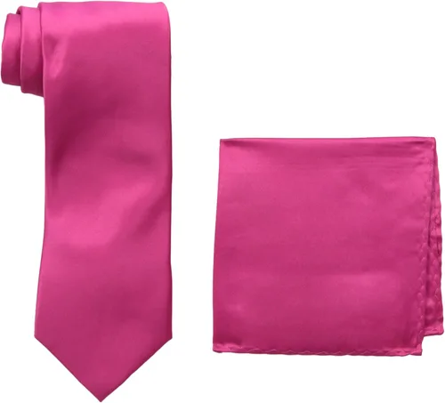 Vista 9 de Stacy Adams Conjunto de corbata sólida de satén para hombre