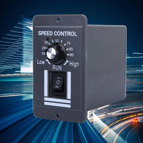 Vista 4 de Controlador de velocidad del motor, DC 12V-60V 10A CW/CCW Velocidad ajustable con controlador de interruptor Motor de CC Gobernador de motor DC
