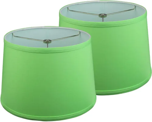 Vista 27 de FenchelShades.com - Juego de 2 pantallas de lámpara de 10 pulgadas de diámetro superior x 12 pulgadas de diámetro inferior x 8 pulgadas de altura