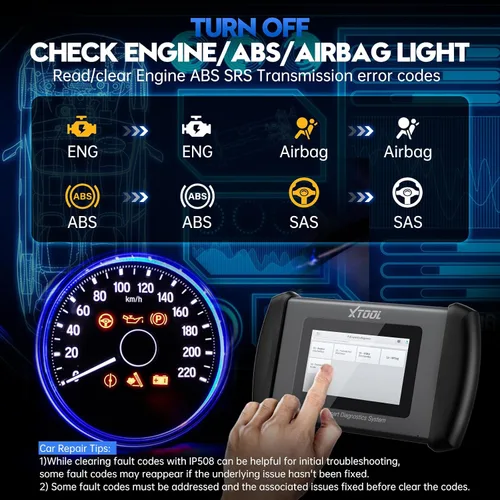 Vista 4 de Escáner OBD2 XTOOL IP508, 9 servicios, herramienta de escaneo para purga de ABS, EPB, BMS, restablecimiento de aceite, reaprendizaje del acelerador