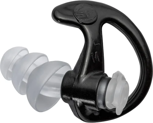 Vista 5 de Defensores sónicos Plus Surefire EP4 Tapones para los oídos, Triple diseño con brida, reutilizable, M