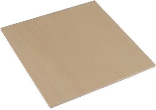Vista 5 de MUKCHAP 15 hojas de madera cuadradas de 10 pulgadas, hojas de madera sin terminar de 1/4 de pulgada, tableros de madera contrachapada