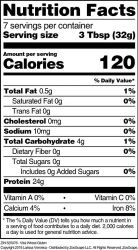 Vista 2 de Larissa Veronica Vital Gluten de Trigo (8 oz, ZIN: 525078)