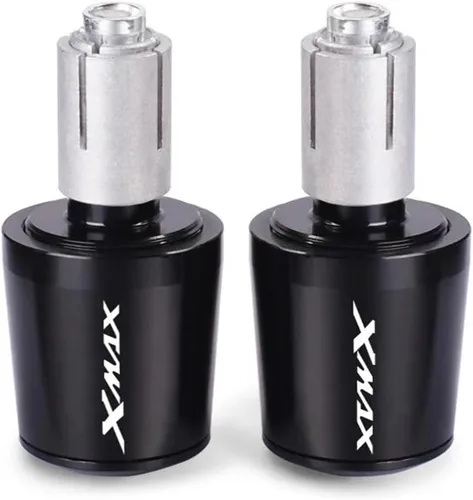 Vista 4 de Motorcycle CNC Aluminum Motorcycle Handlebar End 7/8" 22mm Handle Bar Ends Plugs Caps for XMAX300 XMAX400 Xmax X-MAX 125 250 300 400 Handle end Black